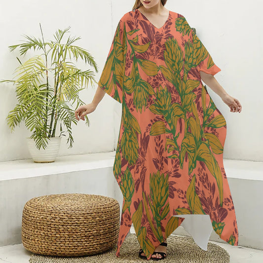 Pua `Olena | The Silk V-neck Kaftan