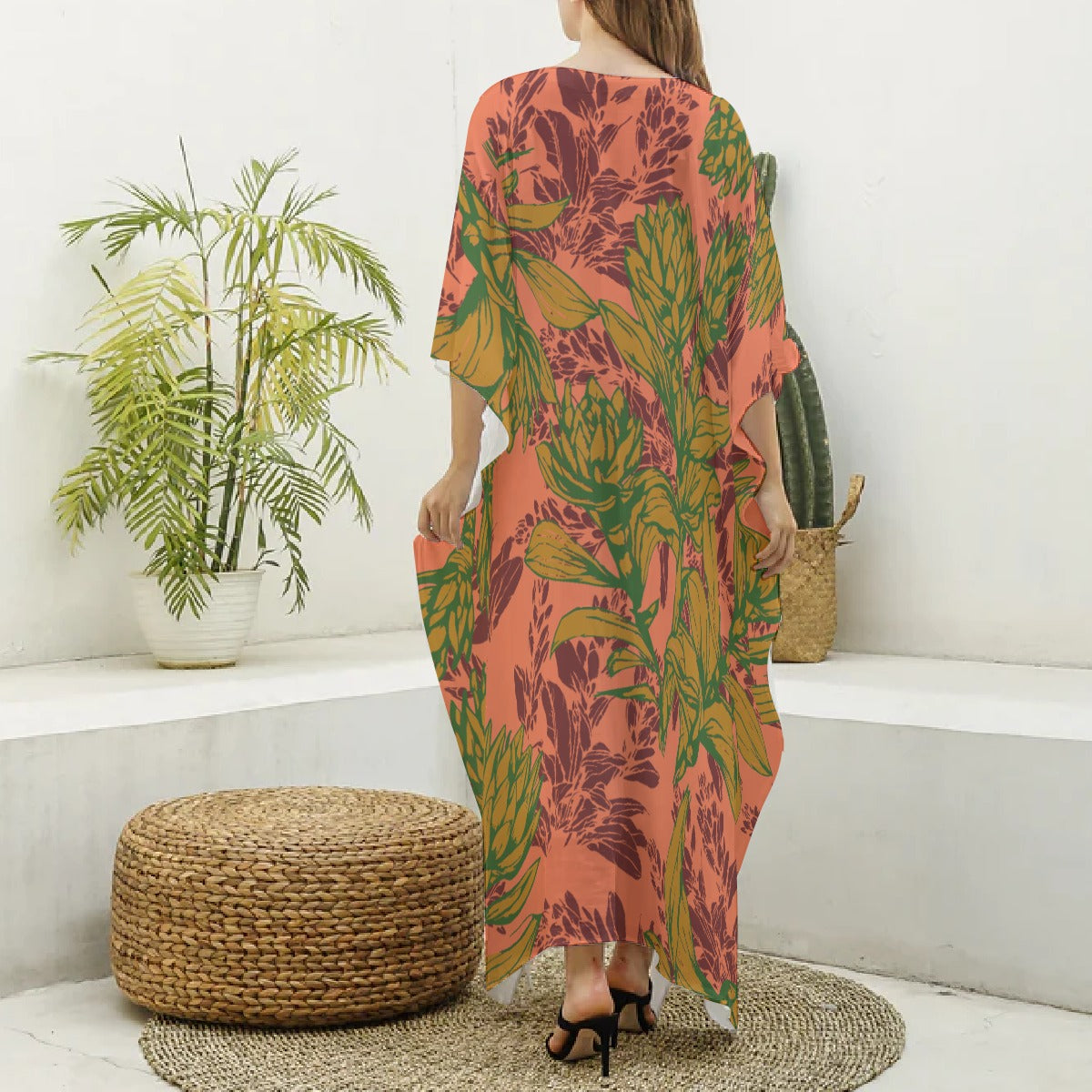 Pua `Olena | The Silk V-neck Kaftan