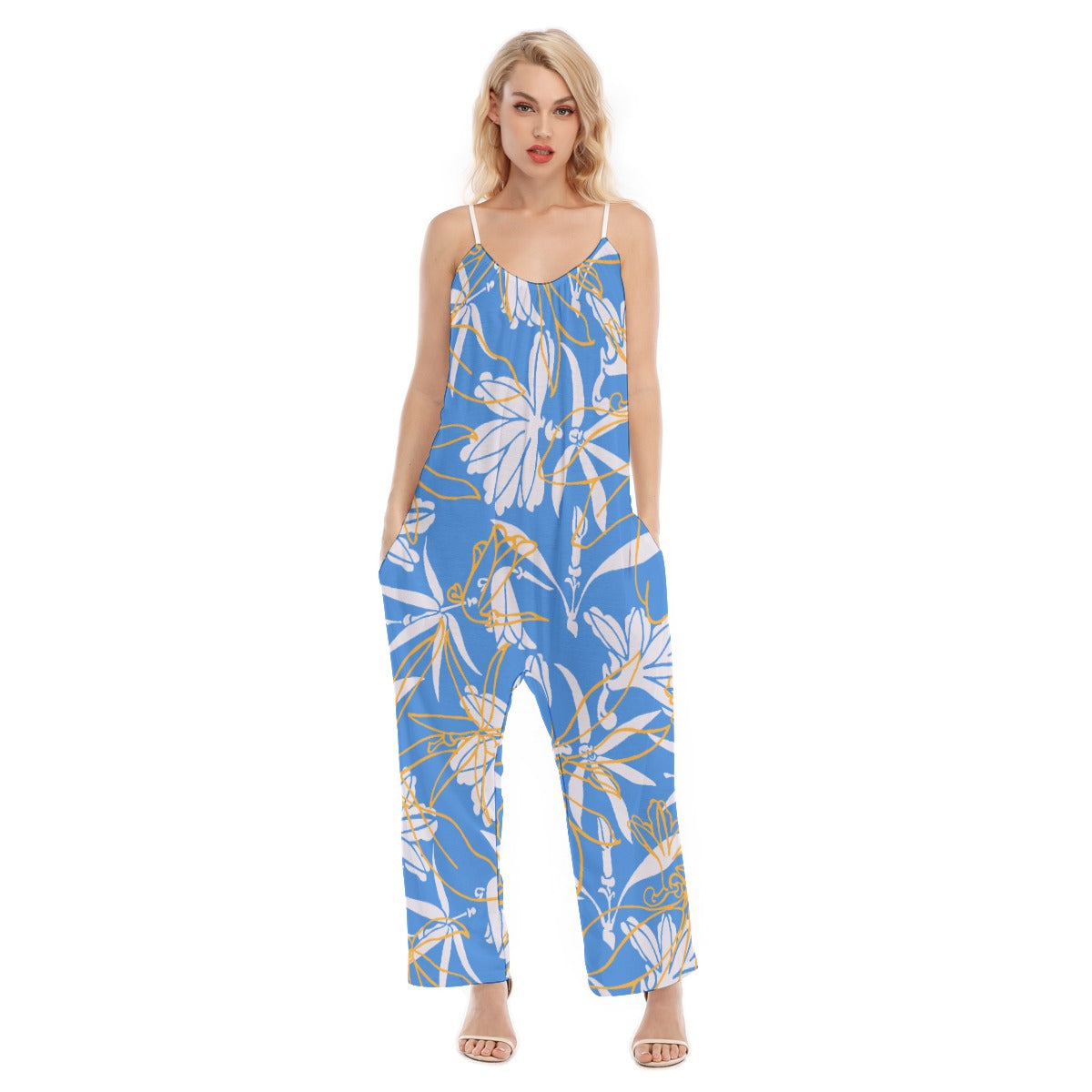 Naupaka | The V-neck Cami Jumpsuit