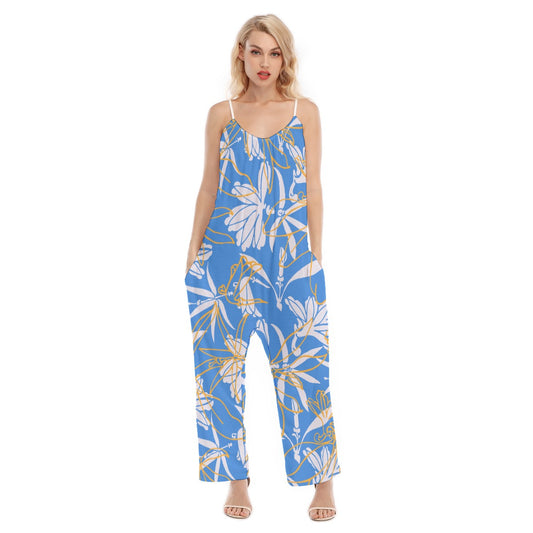 Naupaka | The V-neck Cami Jumpsuit