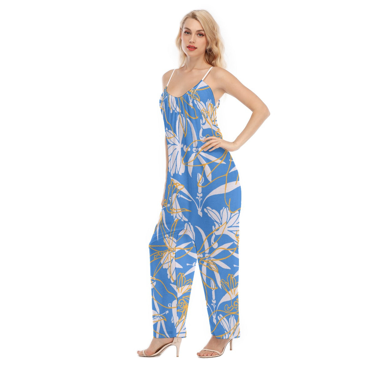 Naupaka | The V-neck Cami Jumpsuit